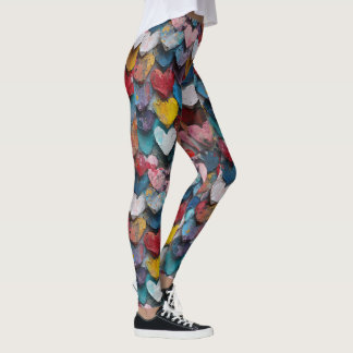 COLORFUL MIND AND HEART LEGGINGS