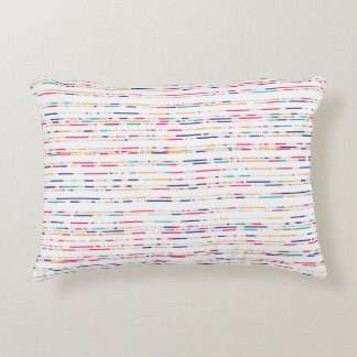 Colorful Minimal Line Pattern – Modern Seamless Decorative Cushion