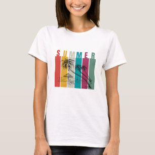 Colorful Modern Summer Design T-Shirt