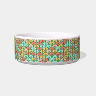 Colorful Modern Trendy Geometric Fish Scale Bowl