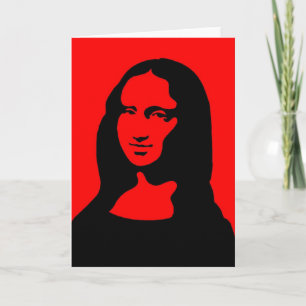 Colorful Mona Card