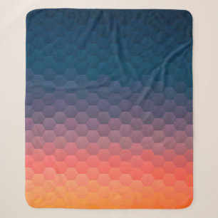 Colorful mosaic. Geometric hipster retro backgroun Sherpa Blanket