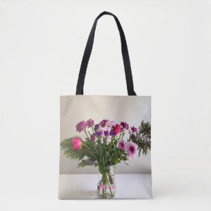 Colorful Mother’s Day Mama Bouquet+ Custom Option Tote Bag