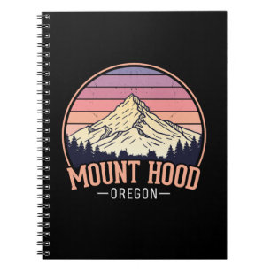 Colorful Mount Hood Oregon – Retro Travel Notebook