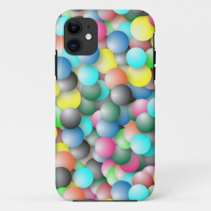 Colorful Multicolored Balloons Banner iPhone 11 Case