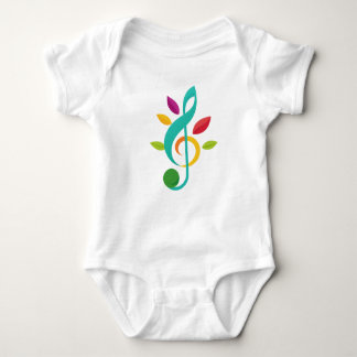 Colorful Music Note Baby Bodysuit – Nature Inspire