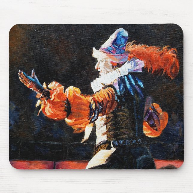 Colorful Narrator of Circus Flora St Louis Mouse Pad (Front)