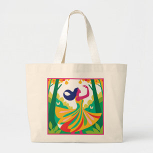Colorful Nature-Inspired Tote Bag