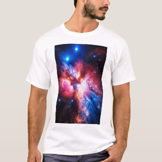 Colorful Nebula Galaxy Space Stars Cosmic Universe T-Shirt