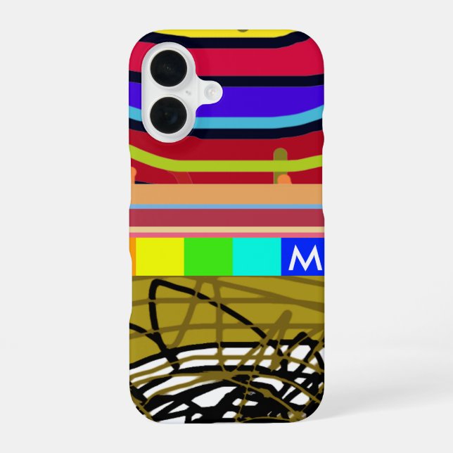 colorful new iPhone 6 16 Case (Back)