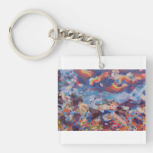 Colorful night key ring