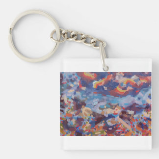 Colorful night key ring