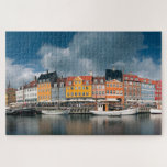 Colorful Nyhavn Waterfront Copenhagen Denmark Jigsaw Puzzle<br><div class="desc">This stunning city themed jigsaw puzzle features the beautiful canal waterfront of Nyhavn in Denmark. #nyhavn #denmark #copenhagen #danish #waterfront #canal #boats #europe #travel #adventure #jigsaw #puzzle #jigsawpuzzle #gifts #fun #stockingstuffers #games</div>