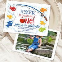 Colorful Ofishally One Fishing Bobber 1st Birthday