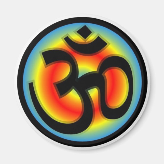 Colorful_Om Magnet (Front)