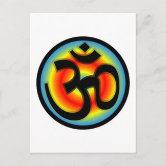 Colorful_Om Postcard