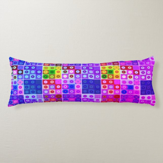 colorful o's  body cushion (Front)