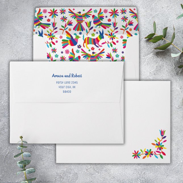 COLORFUL OTOMI  ENVELOPE (Creator Uploaded)