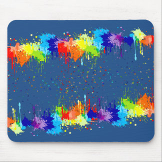 COLORFUL PAINT MOUSE PAD