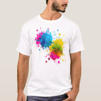 Colorful Paint Splash Abstract Art | Vibrant Rainb