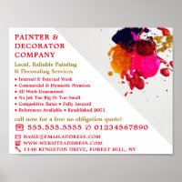 Colorful Paint Splash, Painter & Decorator