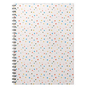 Colorful Painted Dots Notebook