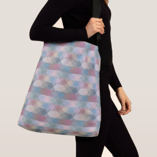 colorful pastel geometric crossbody bag