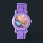 Colorful Pastel Silk Watch<br><div class="desc">Colorful Pastel Silk</div>