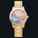 Colorful Pastel Silk Watch<br><div class="desc">Colorful Pastel Silk</div>