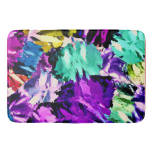 Colorful Pattern Artwork Bath Mat