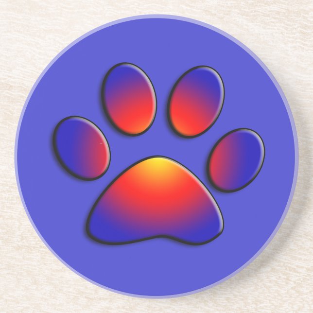 COLORFUL PAW COASTER (Front)