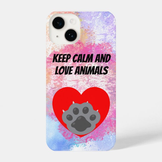 Colorful Paw Print - Best Dog Mom  iPhone Case (Back)