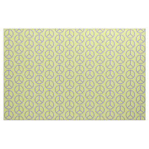 Colorful Peace Sign custom fabric