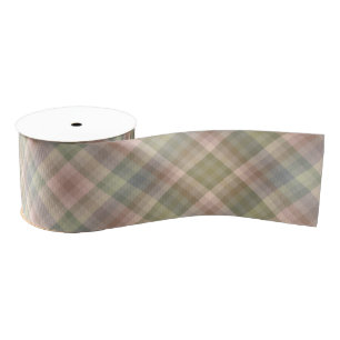 Colorful Peach Khaki Olive Green Color Of The Year Grosgrain Ribbon