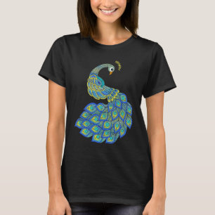 Colorful Peacock T-Shirt