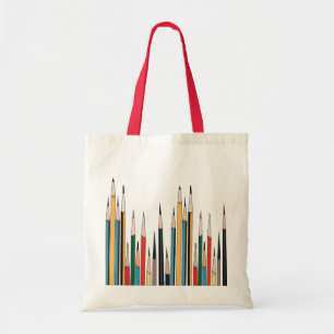 Colorful Pencils Tote Bag