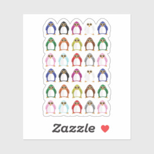 Colorful Penguin Pattern Cute Kawaii Fun