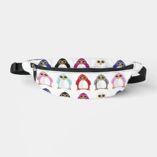 Colorful Penguin Pattern – Cute Rainbow Animal Bum Bags