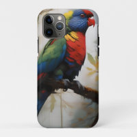 Colorful Perch: A Rainbow Lorikeet in the Tree