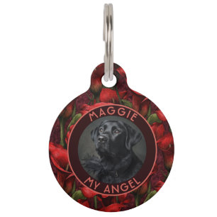 Colorful Pet Lover Gift Calla Lilies Floral Tag