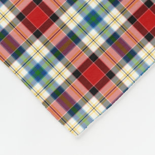 Colorful Plaid Dundee Dress Tartan Fleece Blanket