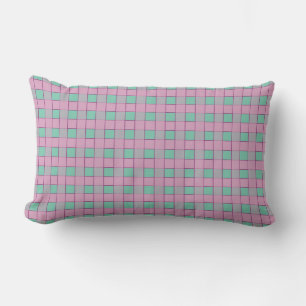COLORFUL PLAID LUMBAR CUSHION