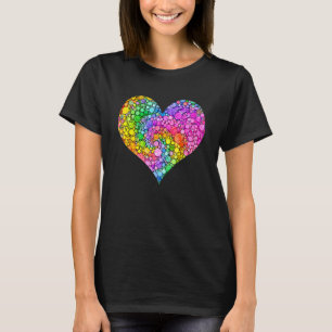 Colorful Polka Dot Heart International Dot Day T-Shirt