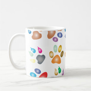 Colorful prismatic rainbow animal coffee mug