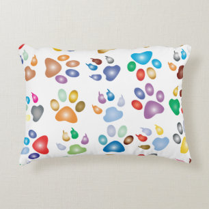 Colorful prismatic rainbow animal decorative cushion