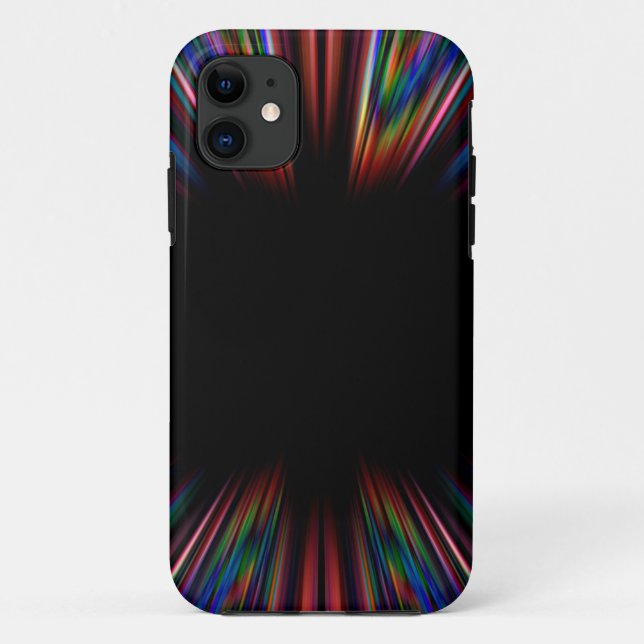 Colorful psychedelic starburst Case-Mate iPhone case (Back)