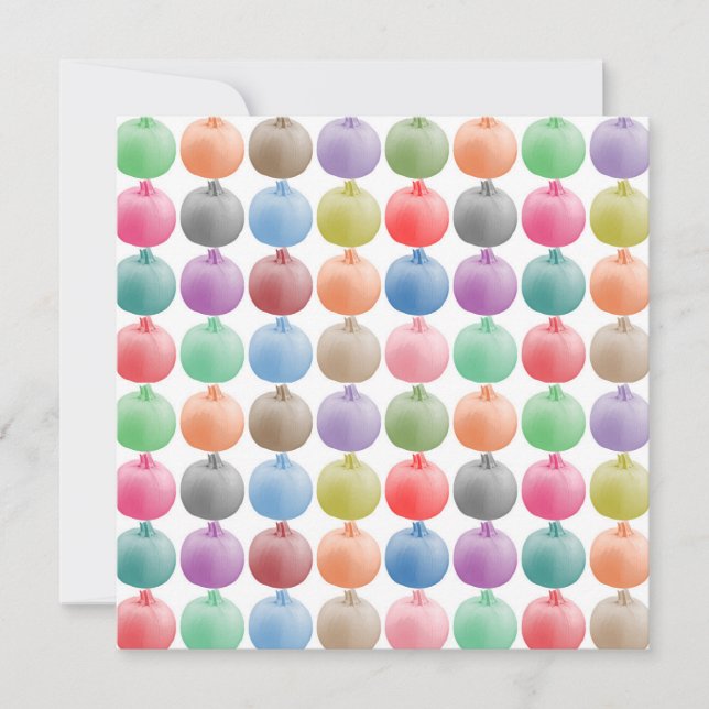 Colorful pumpkin pattern (Front)