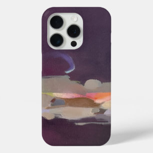 Colorful Purple Artistic Abstract iPhone 15 Pro Case