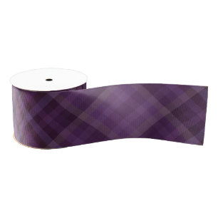 Colorful Purple Tone Colors Of The Year Stripes Grosgrain Ribbon