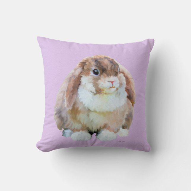Colorful Rabbit Cushion (Front)